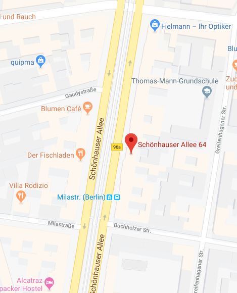 Sch&ouml;nhauser Allee, Berlin